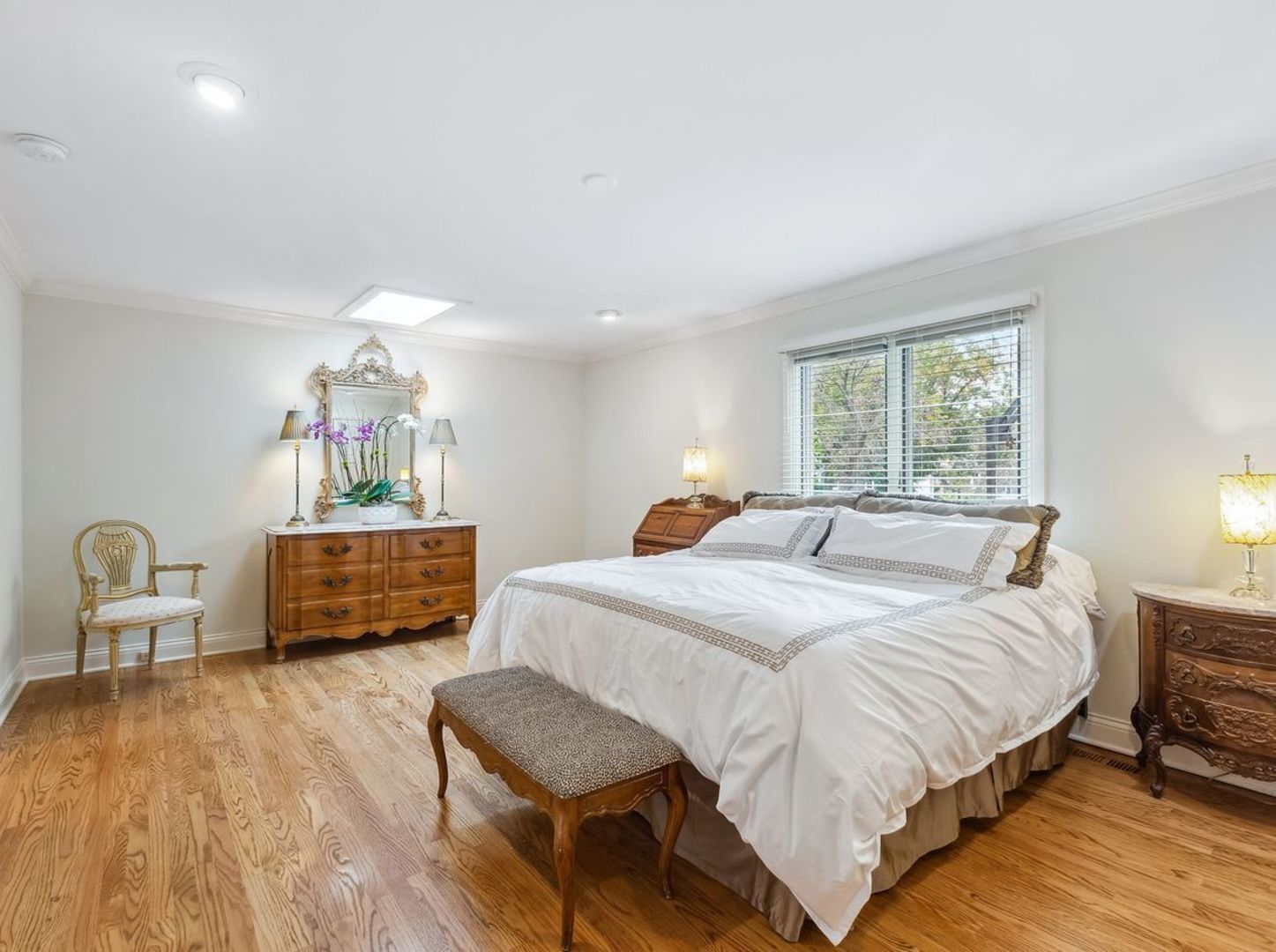 694 Buena Road Lake Forest, IL 60045 - Photo 15 of 39 a bedroom with a bed and a large window