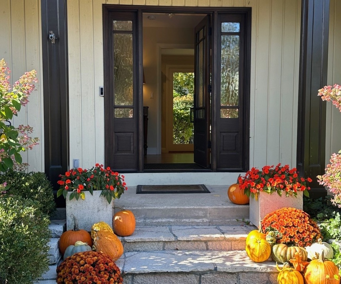 694 Buena Road Lake Forest, IL 60045 - Photo 39 of 39 a front view of a house with flower pots