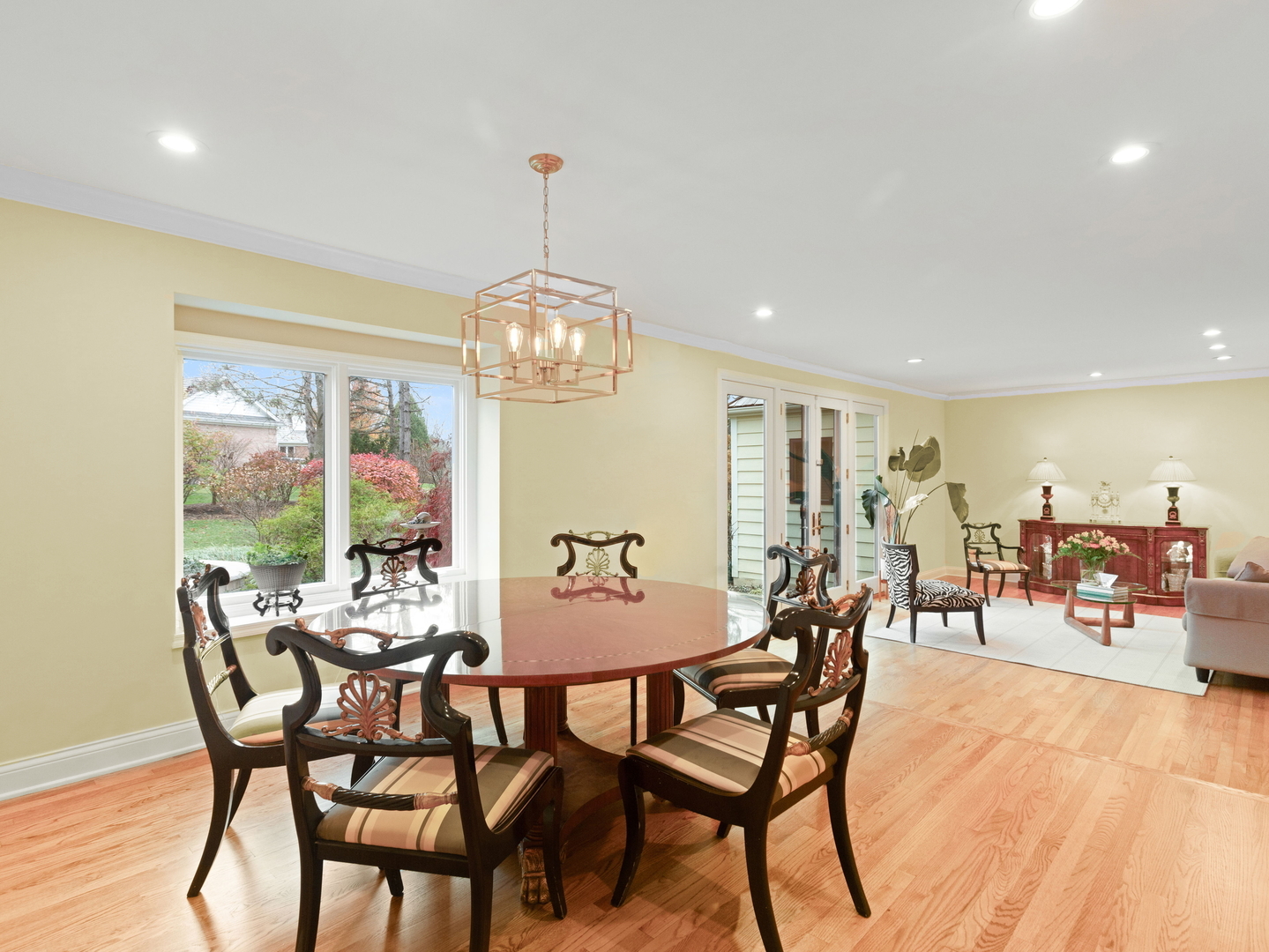 694 Buena Road Lake Forest, IL 60045 - Photo 4 of 39 a view of a dining room with furniture window and outside view