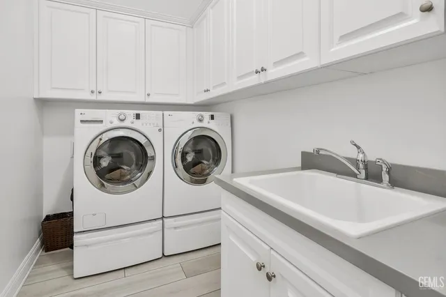 an aerial view of a house with swimming pool
