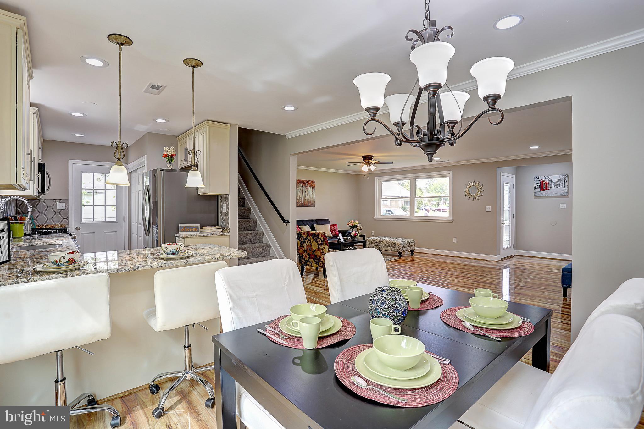 8831 Winterbrook Road Randallstown, MD 21133 - Photo 9 of 42 Open concept Dinning/Living/Kitchen
