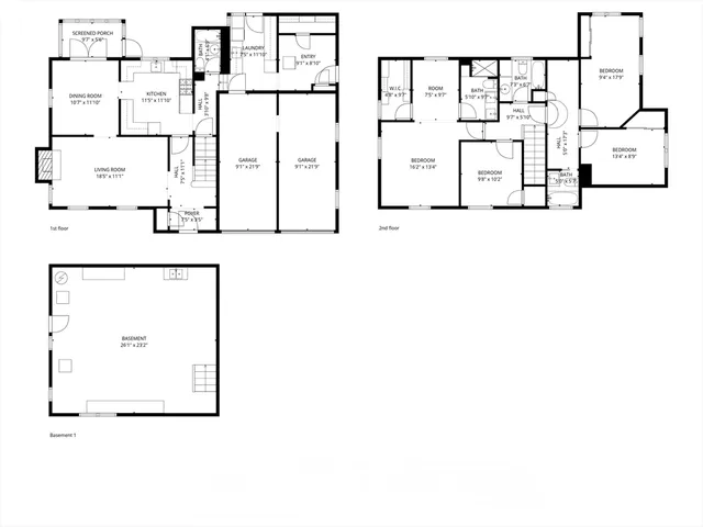 a picture of a floor plan