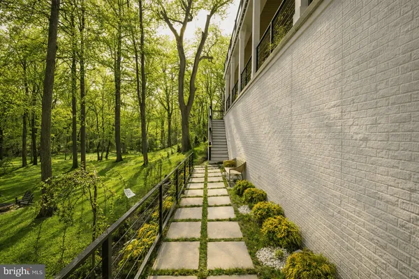 a view of a garden