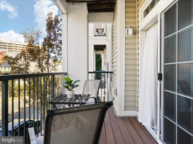a view of balcony and deck