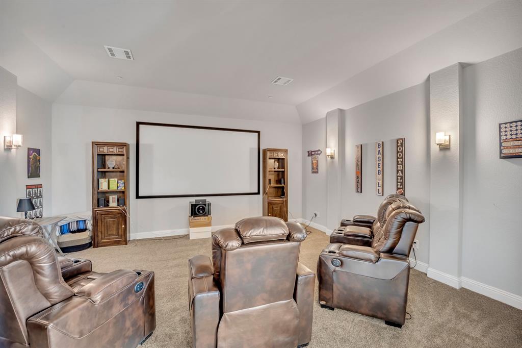 1340 Driftwood Lane Lucas, TX 75002 - Photo 15 of 23 a living room with furniture and a flat screen tv