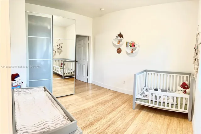 a view of livingroom with furniture and wooden floor