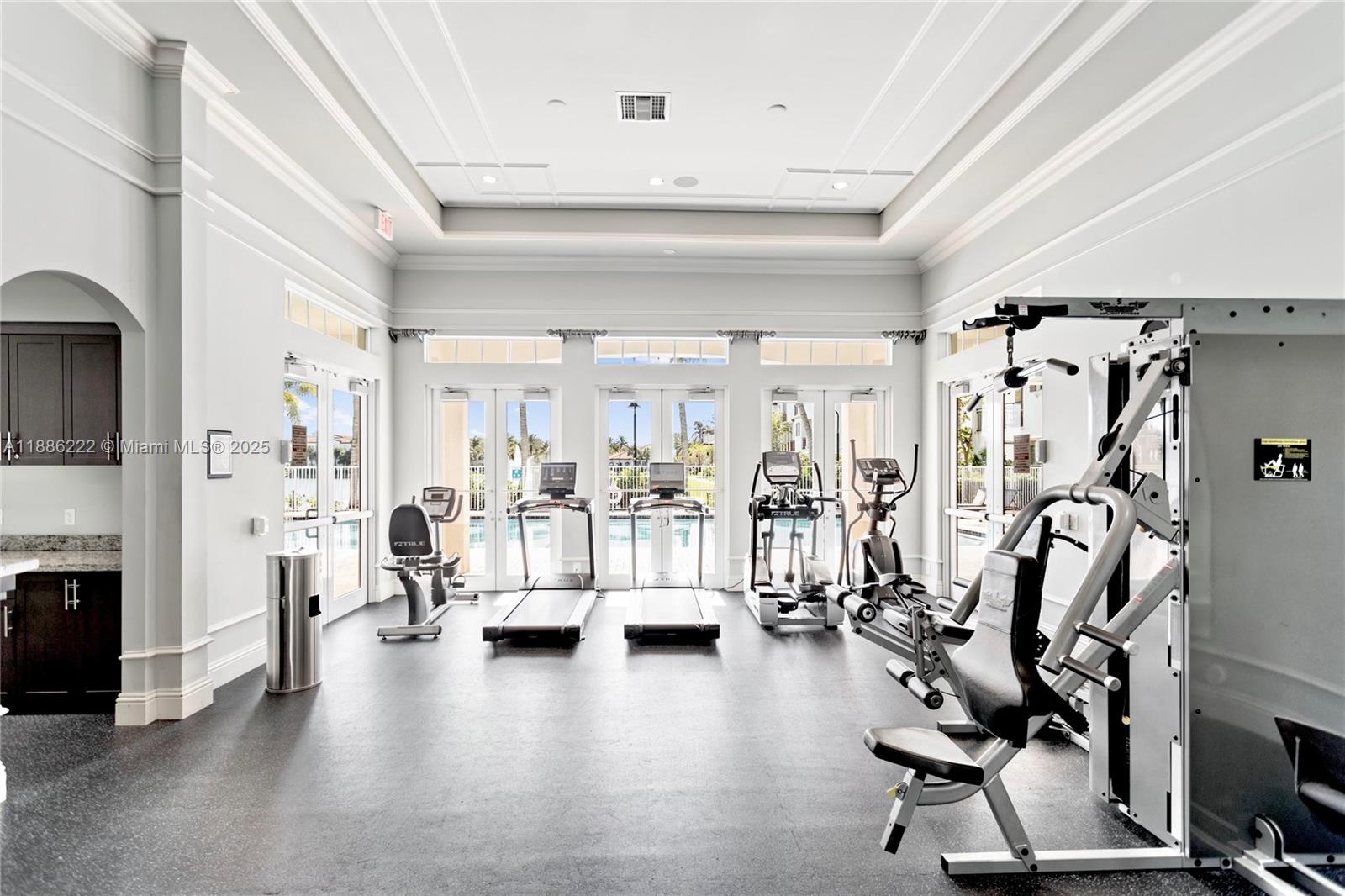 2549 Southwest 118th Way, Unit 302 Miramar, FL 33025 - Photo 35 of 43 a view of a room with gym equipment