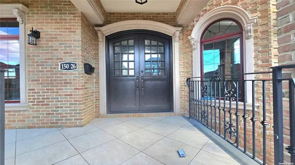 a view of front door