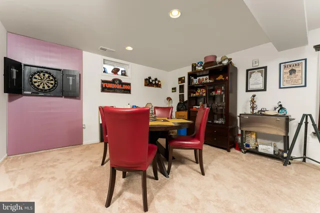 a workspace with furniture