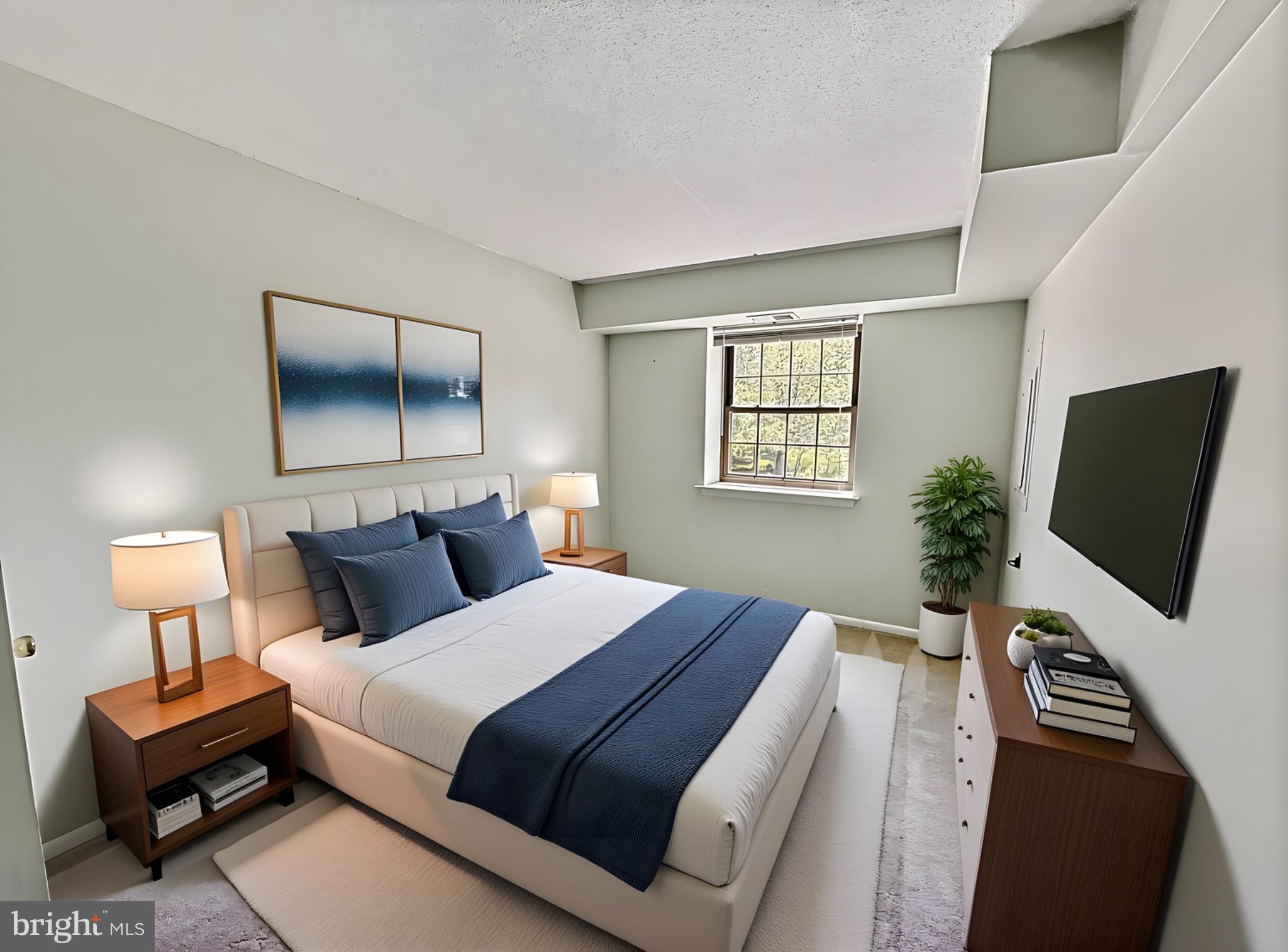 2916 Eagle Road, Unit 2916 West Chester, PA 19382 - Photo 13 of 17 Serene bedroom with calming hues.