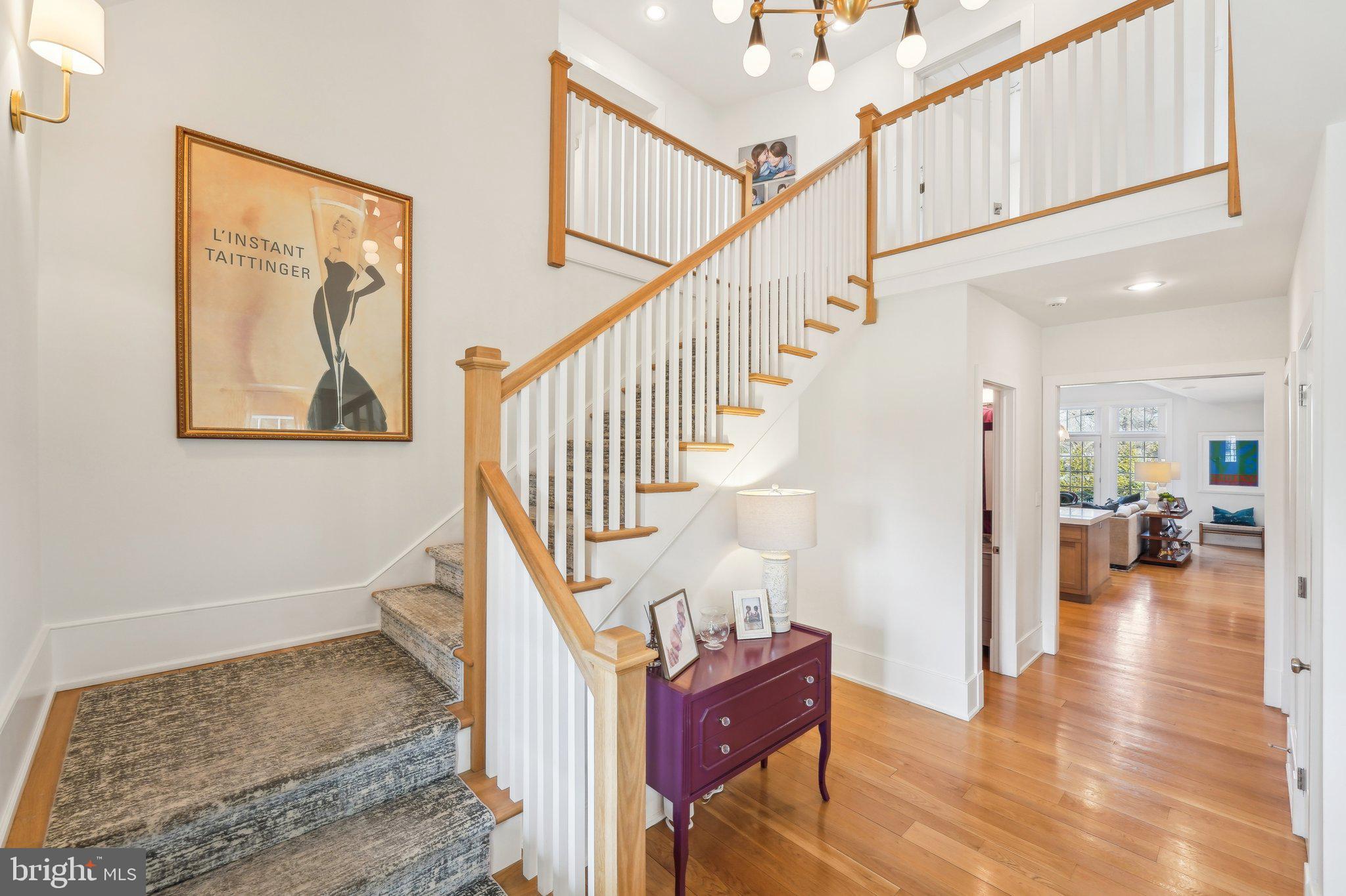 111 Steeplechase Road Devon, PA 19333 - Photo 6 of 77 a view of entryway and hall with wooden floor