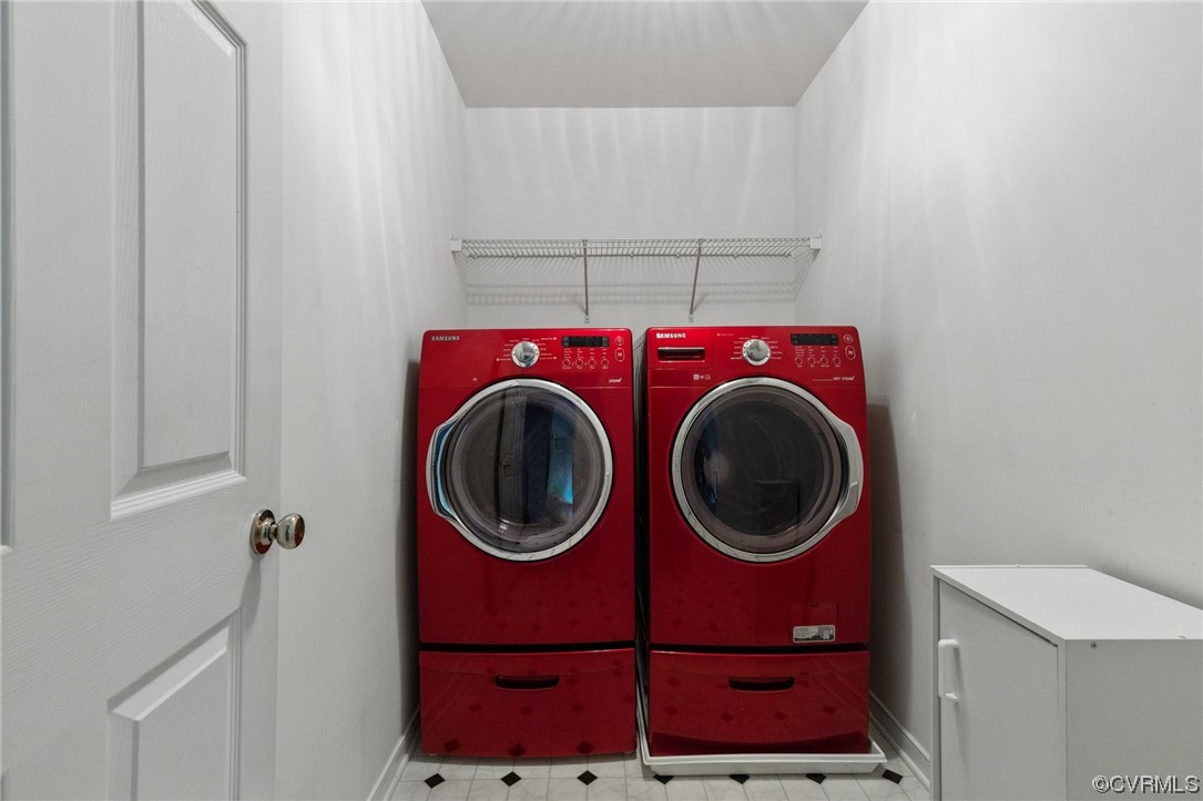 6708 Gills Gate Court Chesterfield, VA 23832 - Photo 29 of 34 a utility room with dryer and washer
