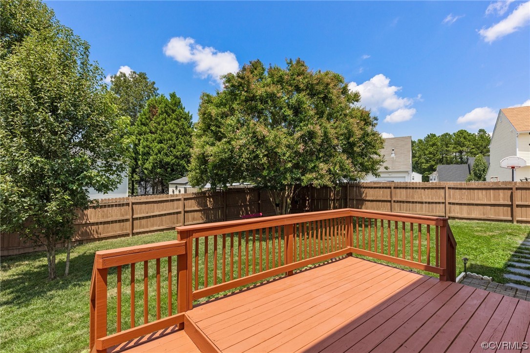 6708 Gills Gate Court Chesterfield, VA 23832 - Photo 33 of 34 a view of balcony with wooden floor and fence
