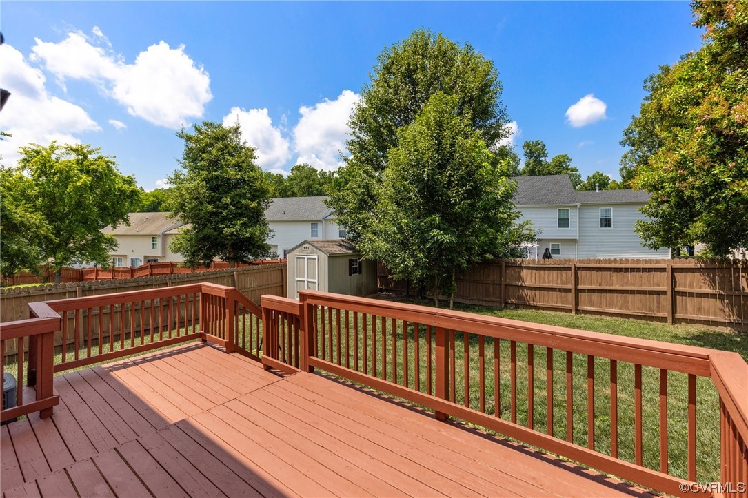 6708 Gills Gate Court Chesterfield, VA 23832 - Photo 34 of 34 a view of balcony with wooden floor and fence
