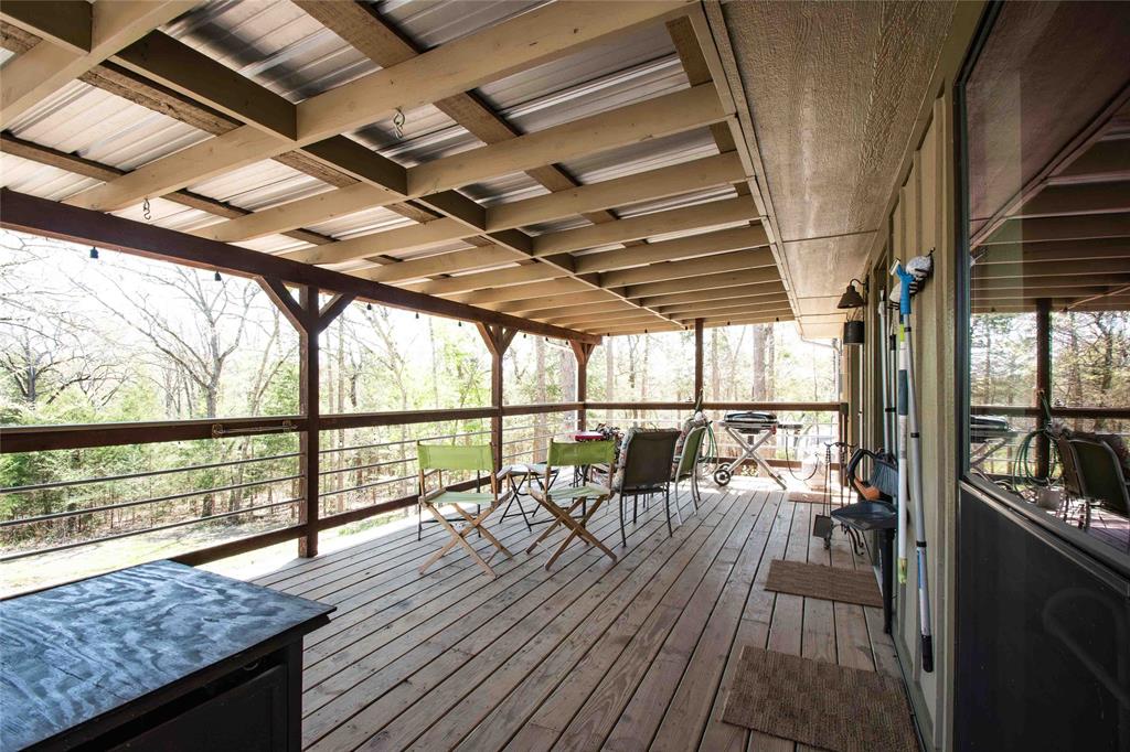 1024 Summit Ridge Murchison, TX 75778 - Photo 5 of 35 Photo of back porch with views of nature and the lake