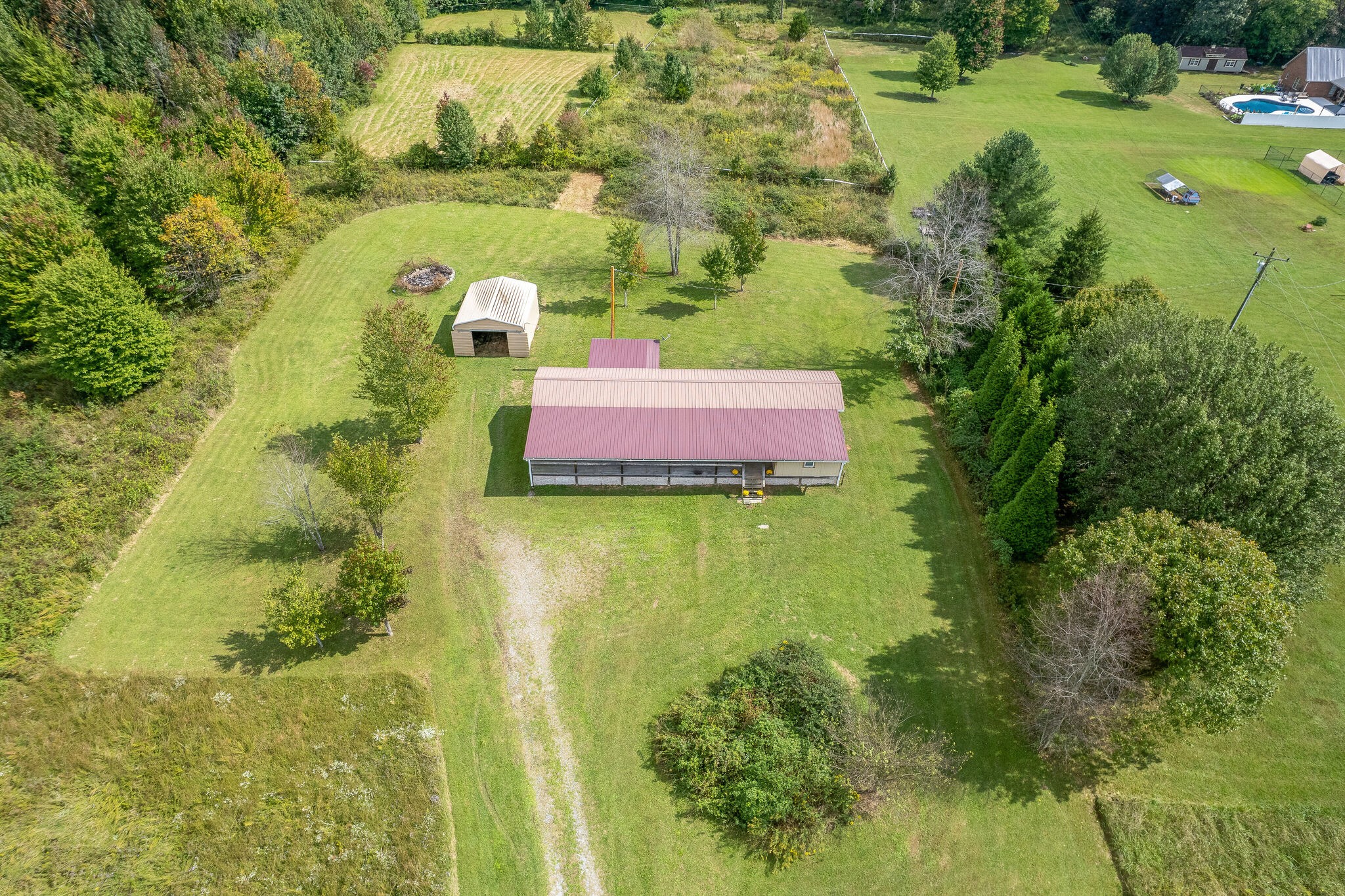 2031 Sugar Camp Road Springfield, TN 37172 - Photo 13 of 42 a aerial view of a residential houses with yard