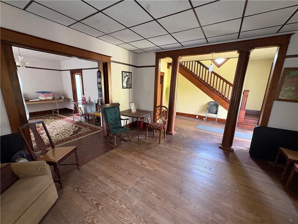 4561 Rte 210 Highway Smicksburg, PA 16256 - Photo 16 of 32 a living room with furniture and a wooden floor
