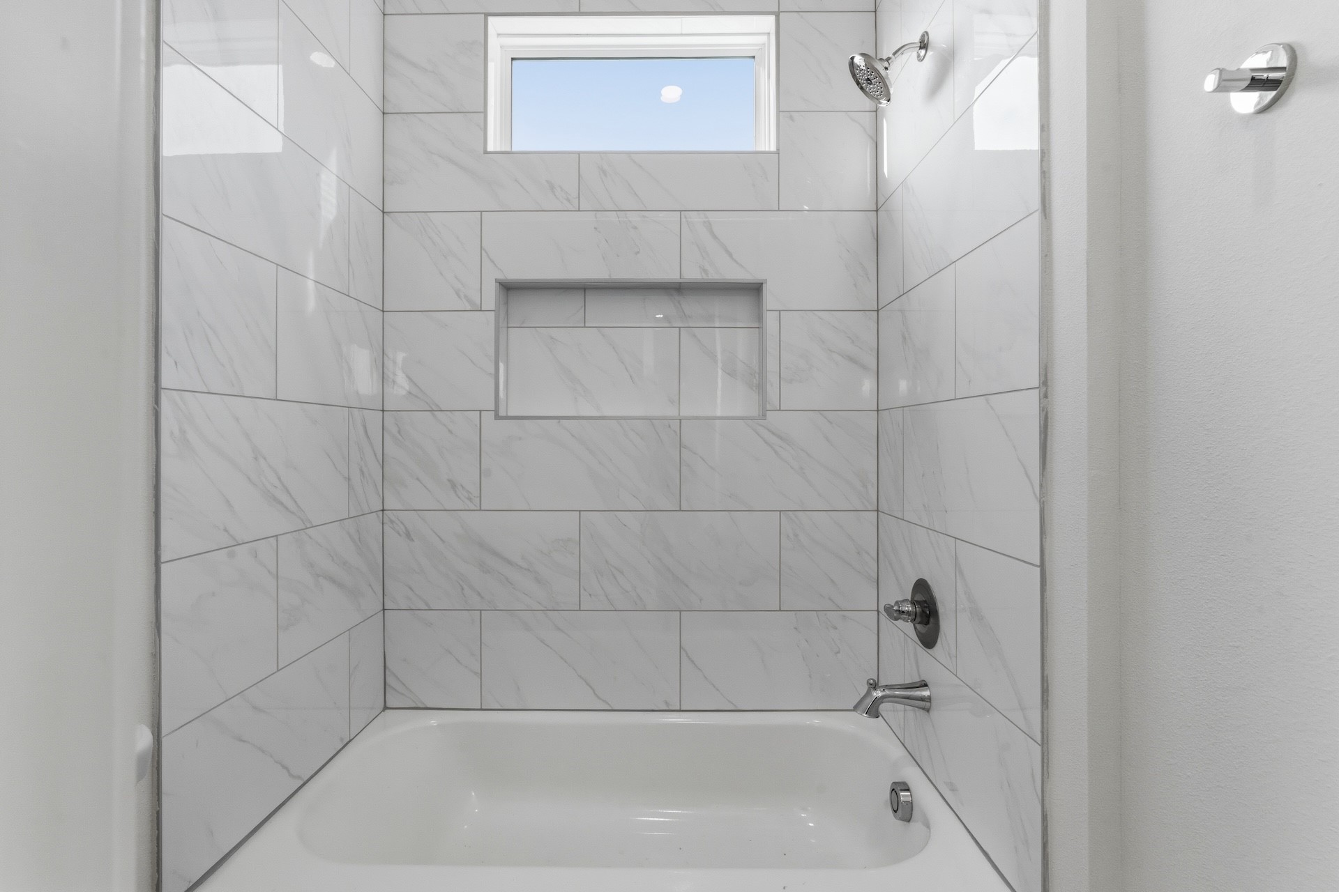 5317 Lambeth Riverside Drive Houston, TX 77091 - Photo 16 of 28 Well Organized - The Guest Bath features a double vanity with quartz countertop, under-mount
sinks framed mirror flanked by a pair of wall sconces. Private toilet and bath.