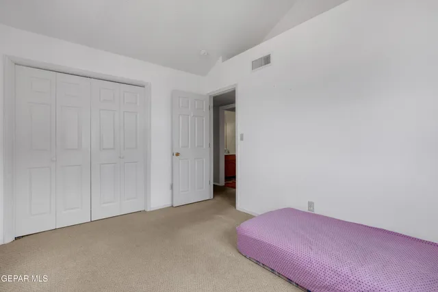 an empty room with window