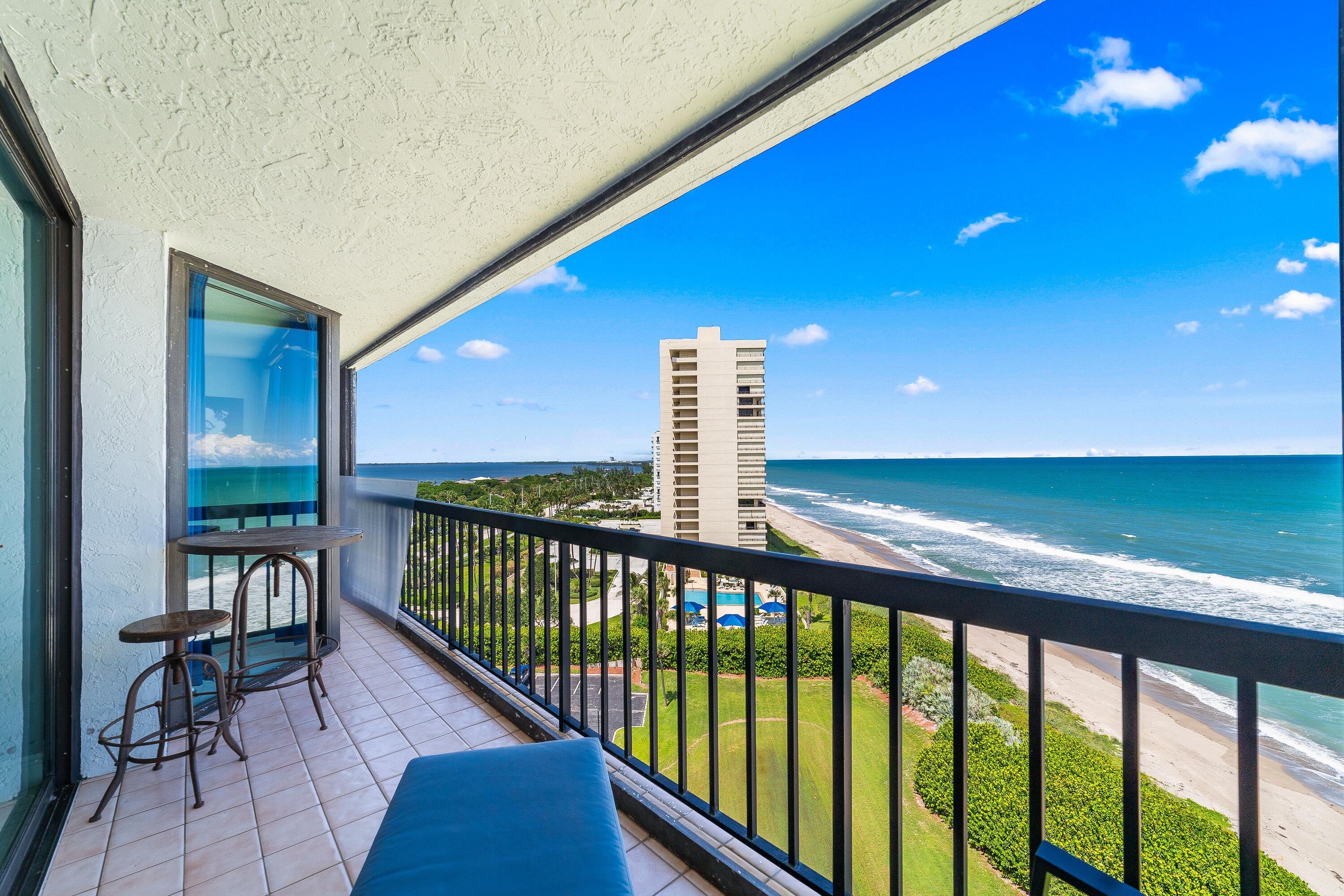 8800 South Ocean Drive, Unit 1102 Jensen Beach, FL 34957 - Photo 8 of 39 a view of balcony with workspace