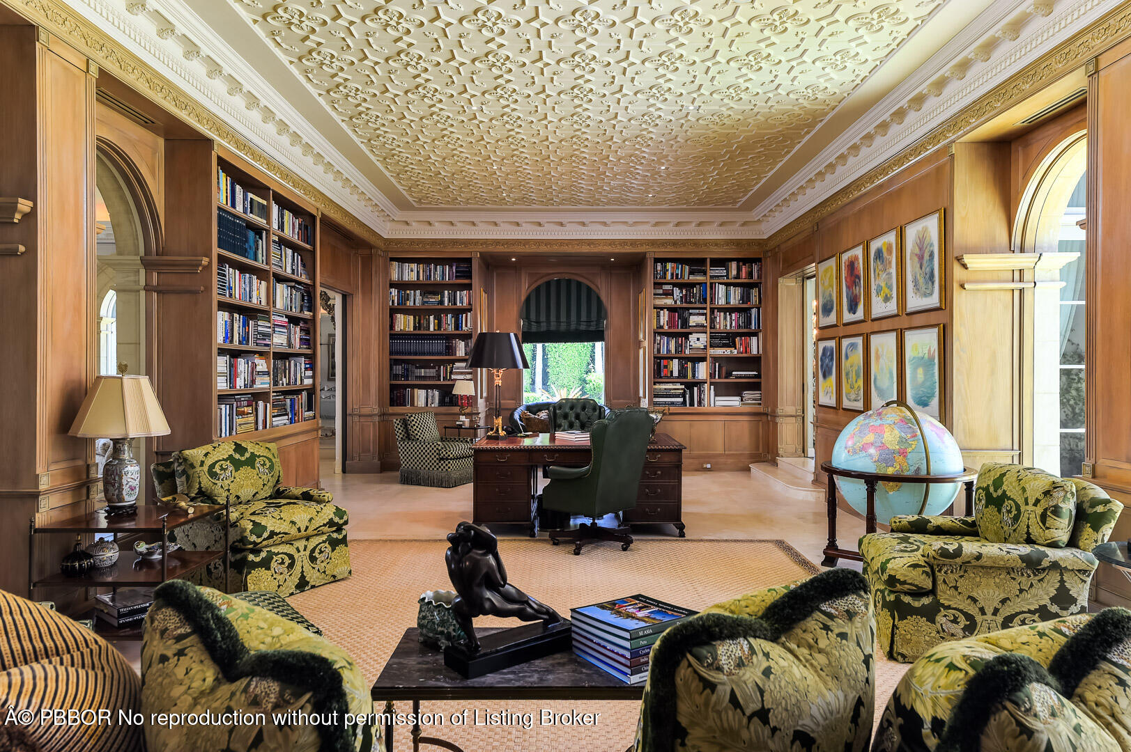 790 South County Road Palm Beach, FL 33480 - Photo 7 of 15 a bedroom with furniture and a large window