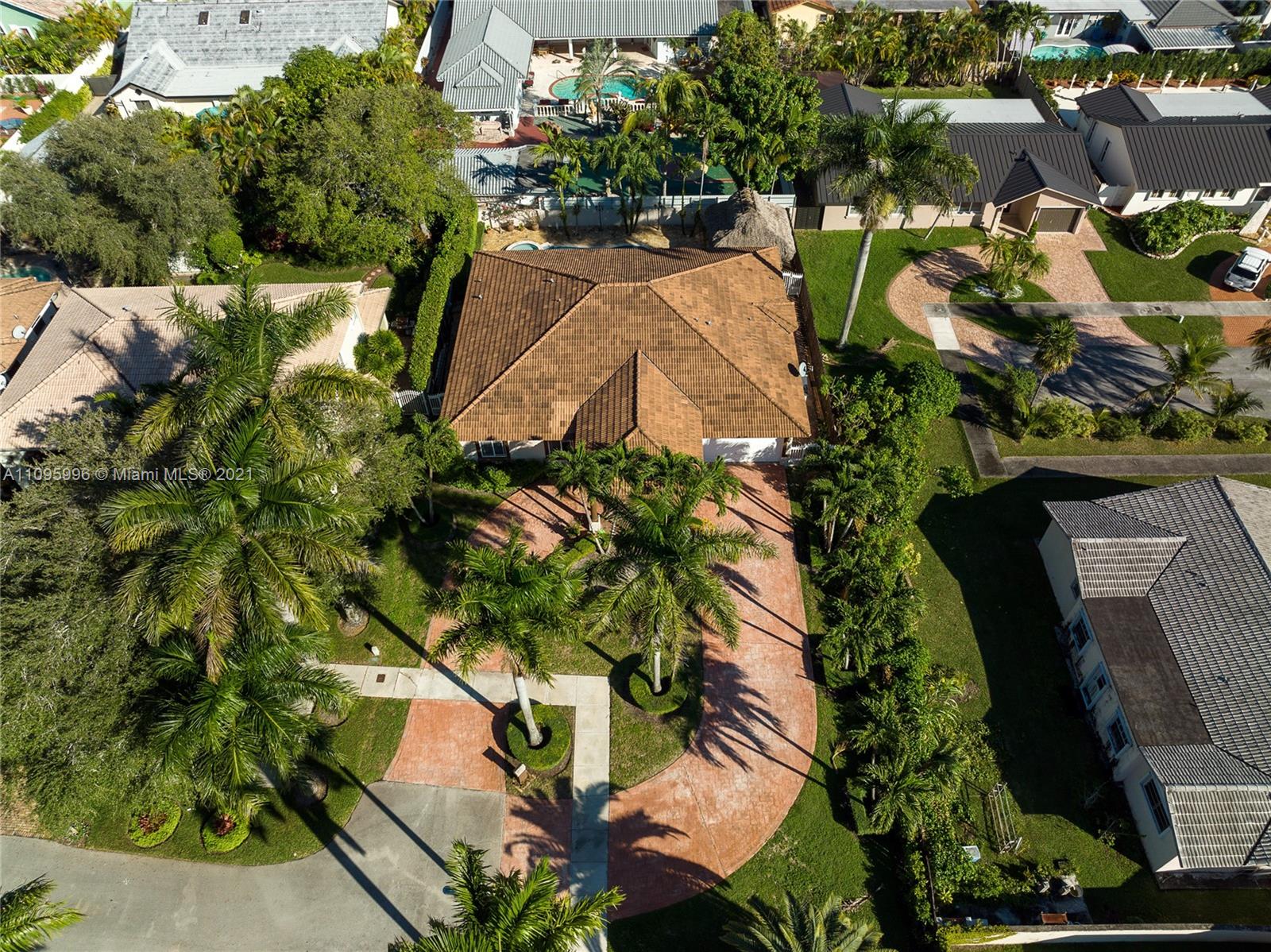 3671 Southwest 139th Court Miami, FL 33175 - Photo 4 of 56 an aerial view of residential house with outdoor space and swimming pool