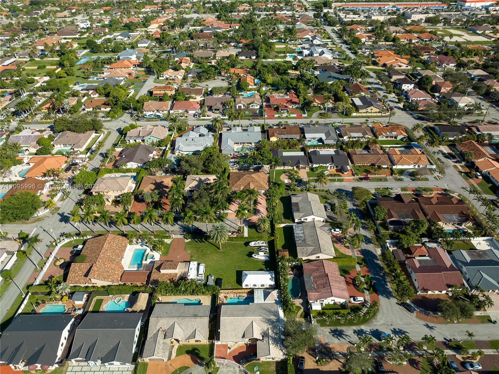 3671 Southwest 139th Court Miami, FL 33175 - Photo 7 of 56 an aerial view of residential houses with outdoor space