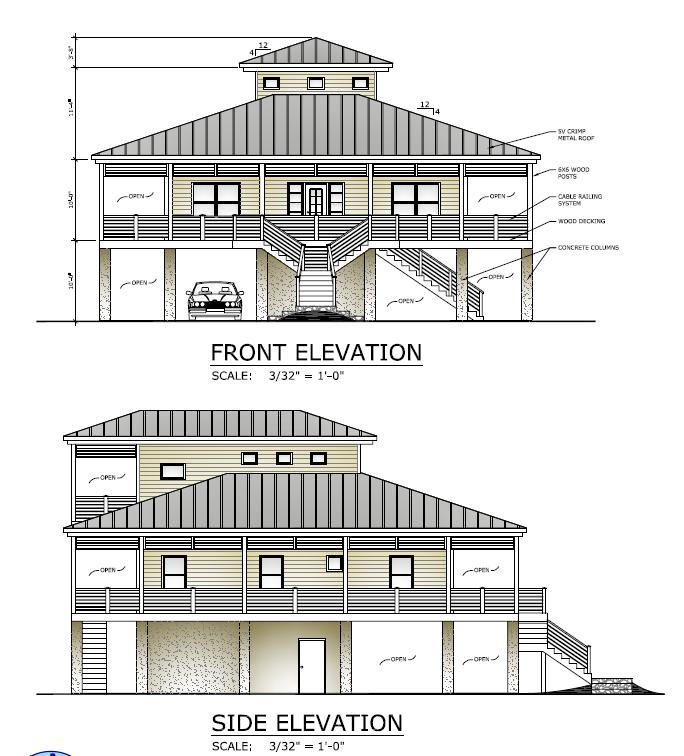 344 Stirrup Key Boulevard Marathon, FL 33050 - Photo 24 of 26 Front & side elevation
