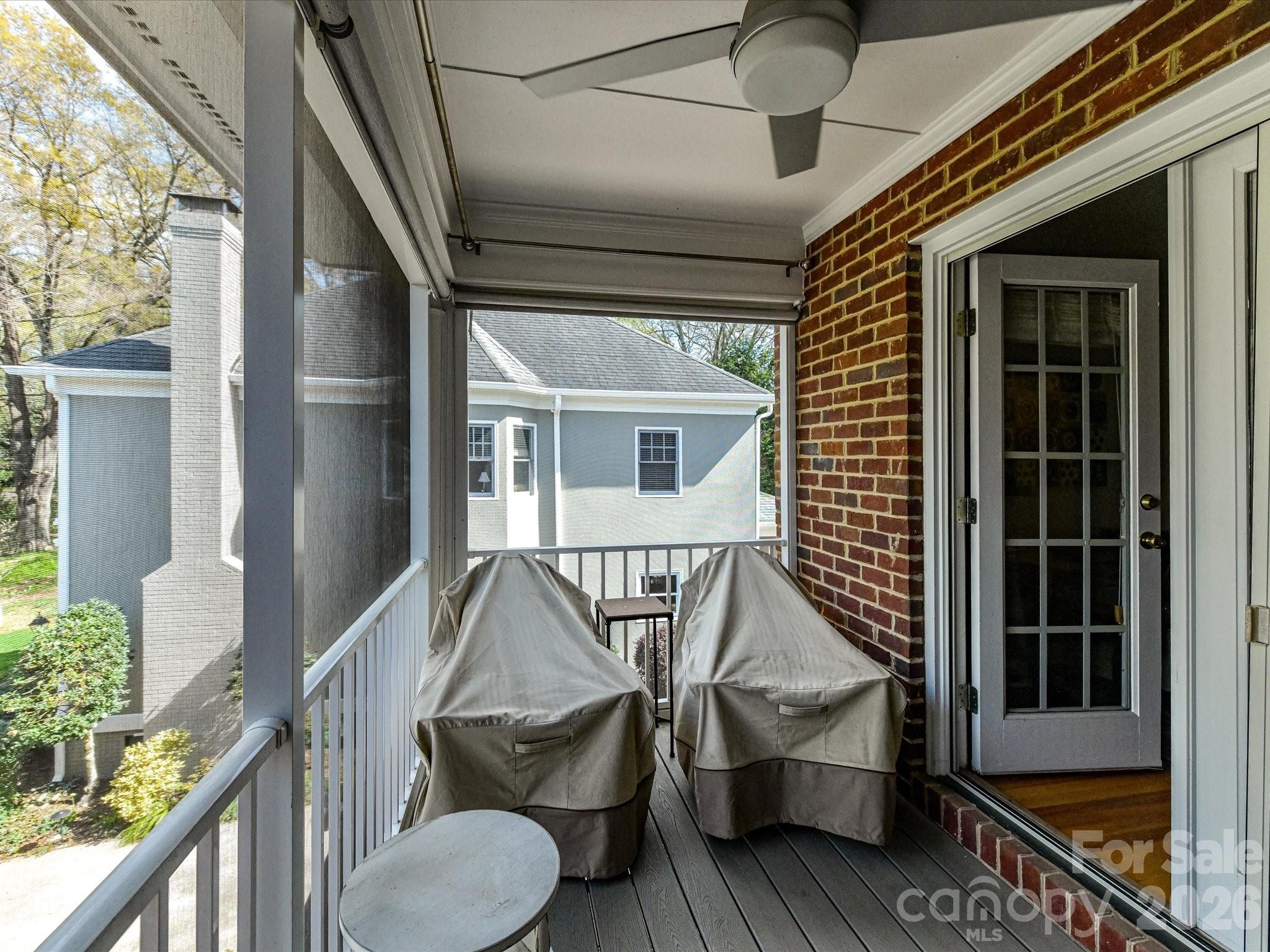 207 Hobbs Street Davidson, NC 28036 - Photo 24 of 40 a view of balcony with furniture
