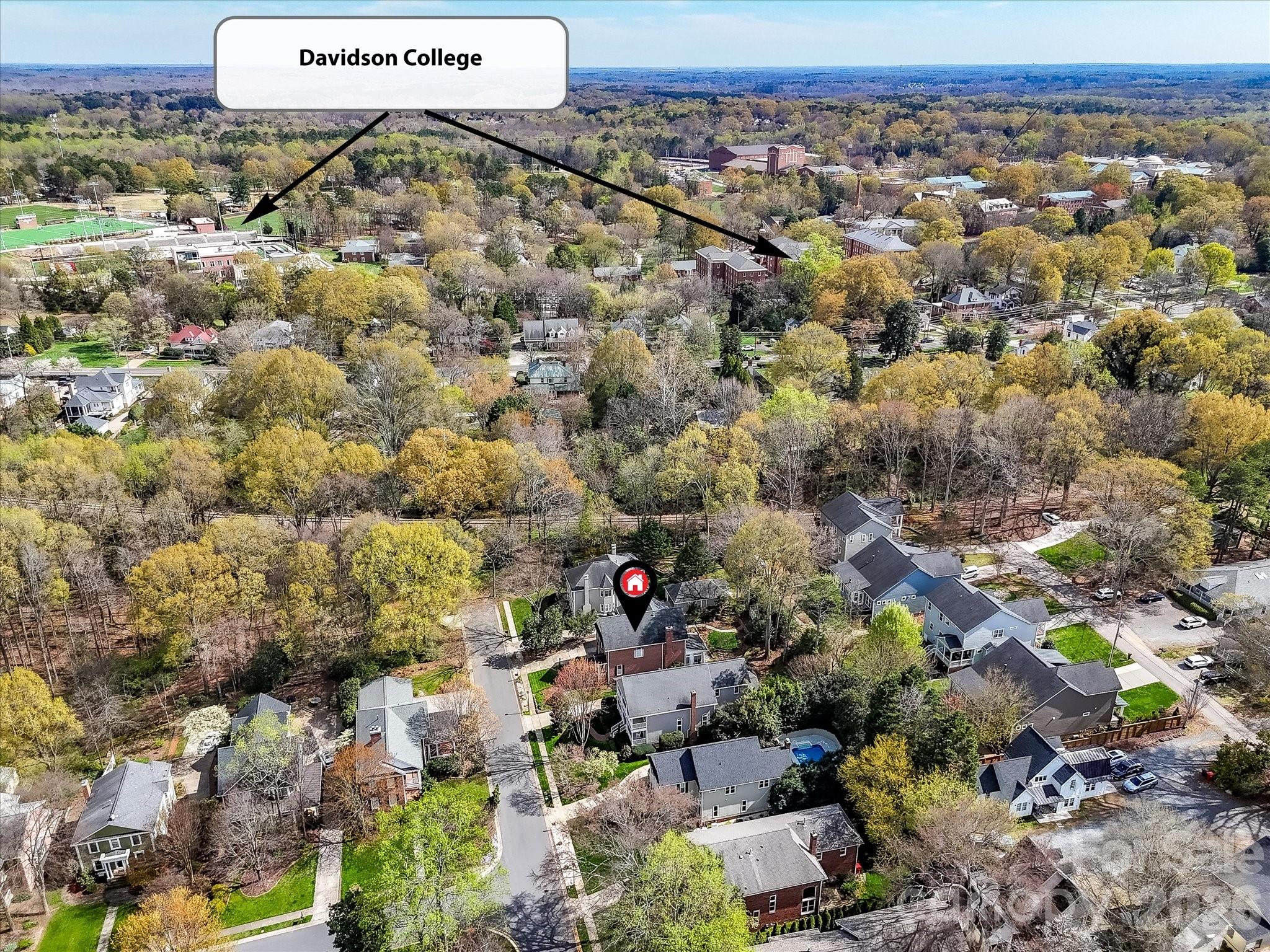 207 Hobbs Street Davidson, NC 28036 - Photo 38 of 40 an aerial view of a city