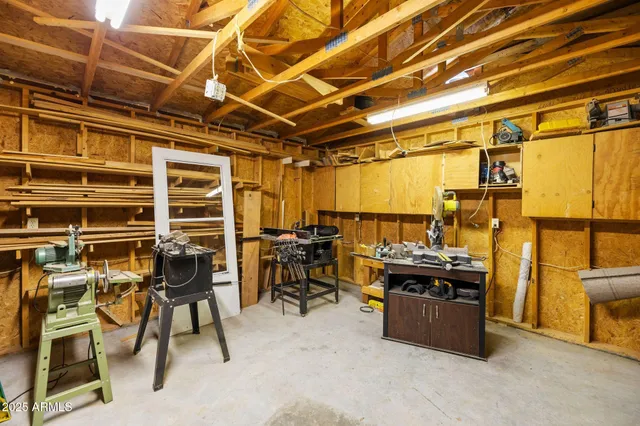 a view of storage and utility room
