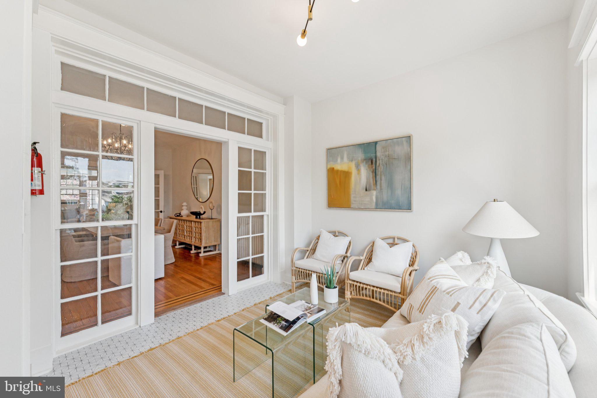 1412 Decatur Street Northwest Washington, DC 20011 - Photo 13 of 36 a bed room with a bed and a window