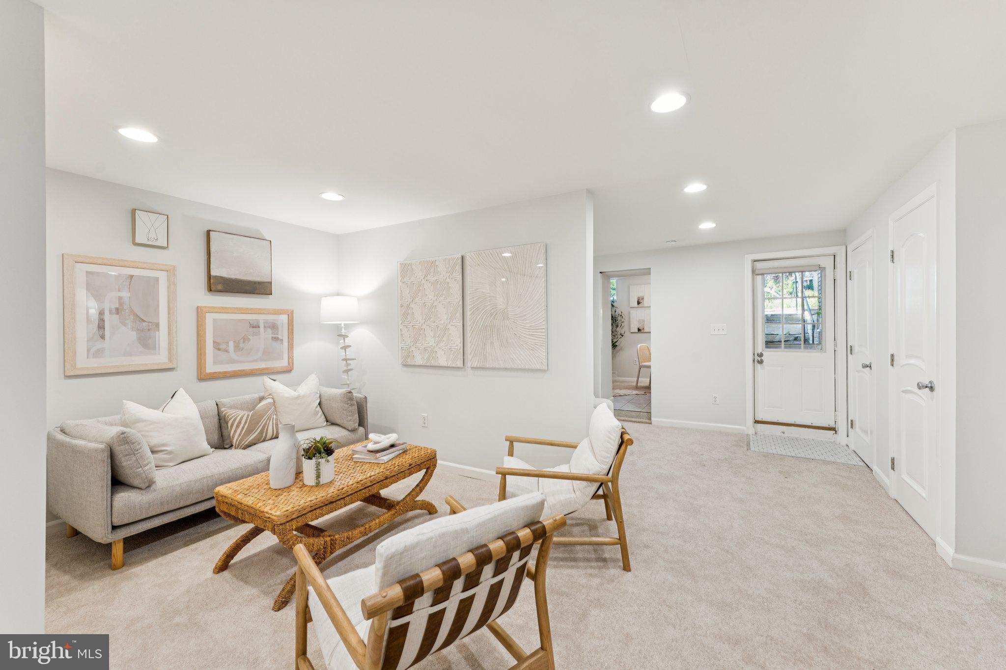 1412 Decatur Street Northwest Washington, DC 20011 - Photo 26 of 36 a living room with furniture and a window