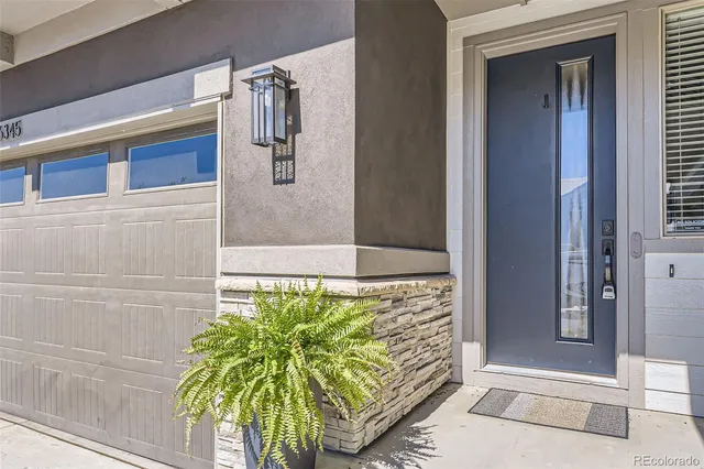 a view of front door