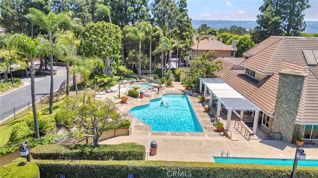 a view of a backyard with a patio