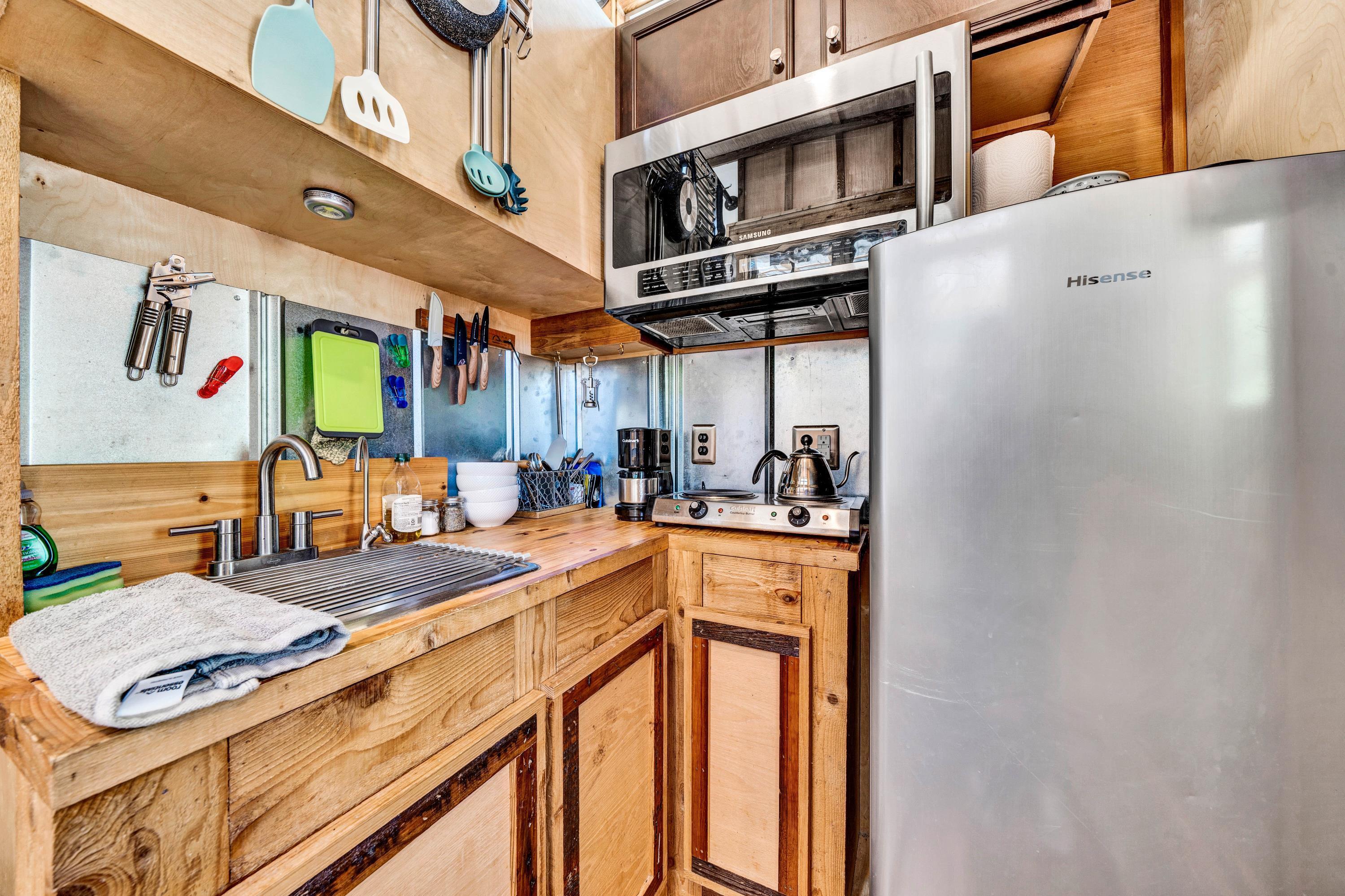 670 Twin Ridge Marina Road Henry, VA 24102 - Photo 73 of 87 a view of a kitchen with stainless steel appliances granite countertop a sink and cabinets