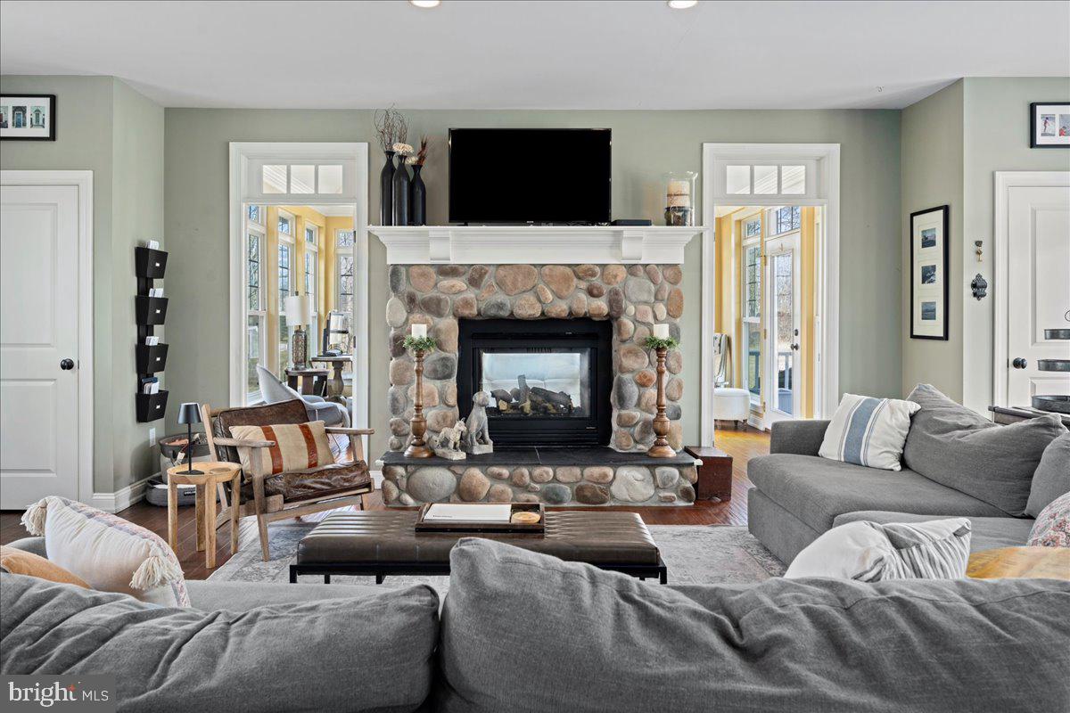 502 East Creamery Road Perkasie, PA 18944 - Photo 7 of 58 a living room with furniture and a fireplace