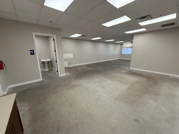 a view of empty room
