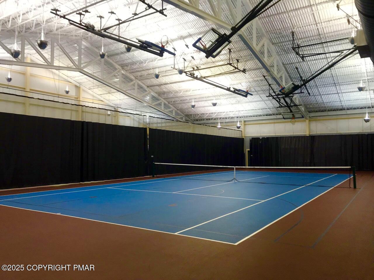 5187 Woodland Avenue Pocono Pines, PA 18350 - Photo 37 of 40 a view of a tennis court