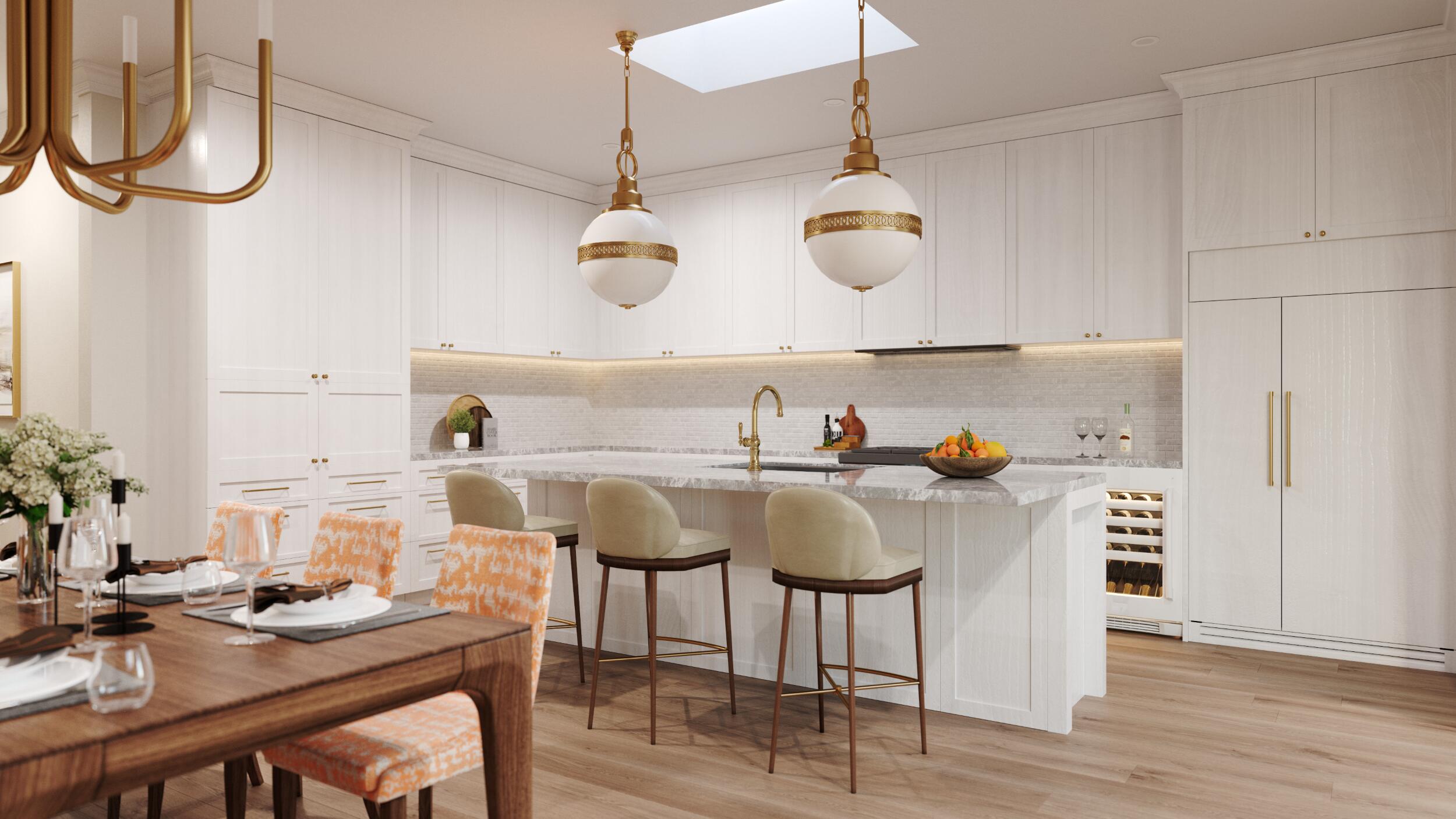 284 Meeting Street, Unit 303 Charleston, SC 29401 - Photo 3 of 10 Dining Area & Kitchen (Rendering)