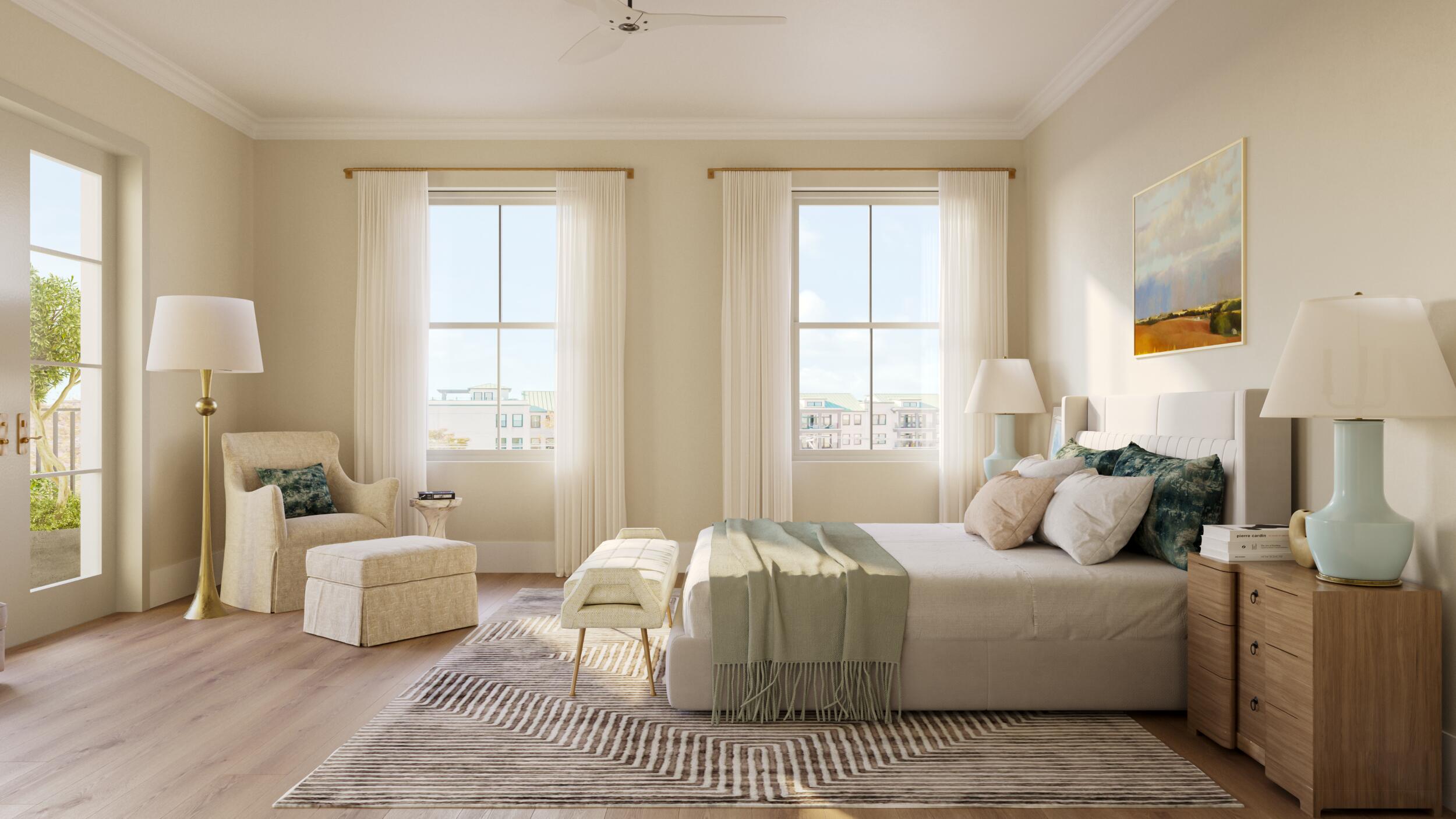 284 Meeting Street, Unit 303 Charleston, SC 29401 - Photo 4 of 10 Primary Bedroom Suite (Renering)