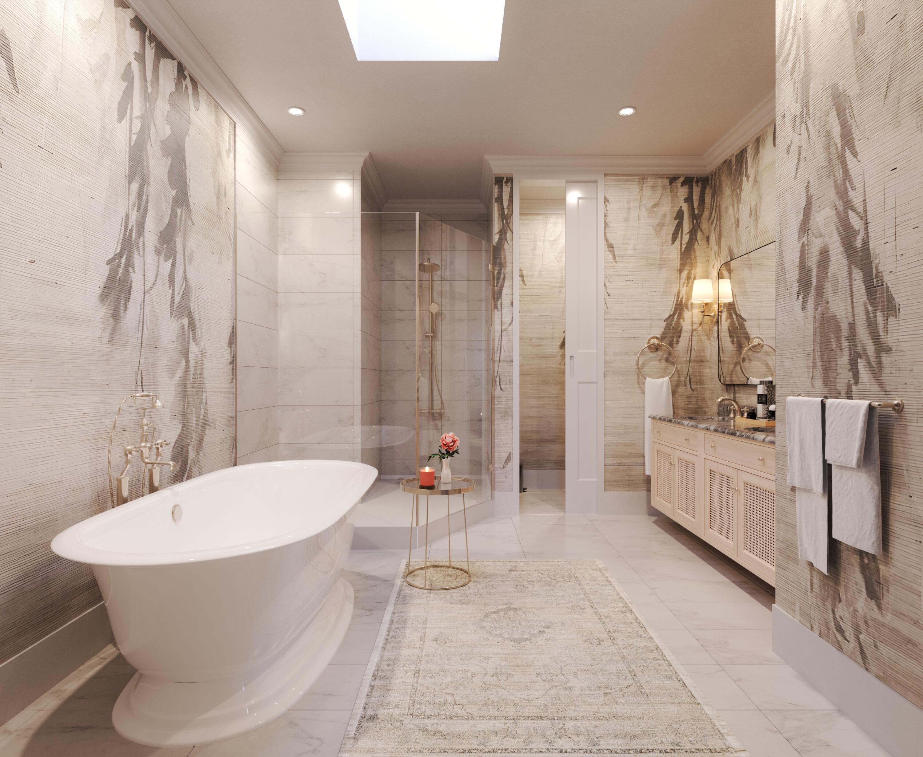 284 Meeting Street, Unit 303 Charleston, SC 29401 - Photo 5 of 10 En Suite Primary Bath (Rendering)