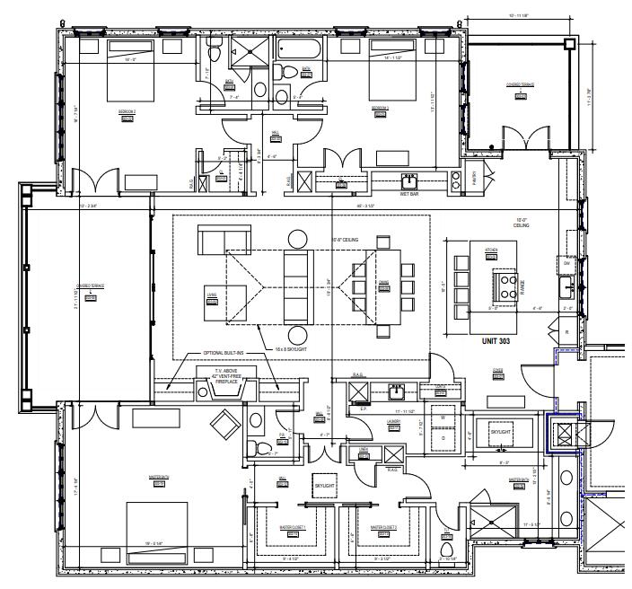 284 Meeting Street, Unit 303 Charleston, SC 29401 - Photo 10 of 10 Proposed Floor Plan