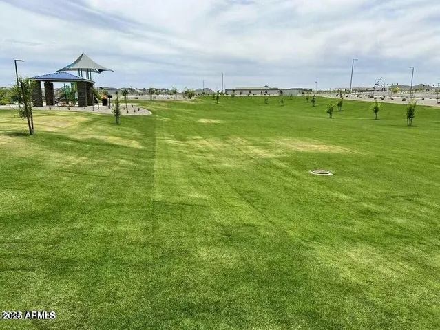 a view of field with grass and trees