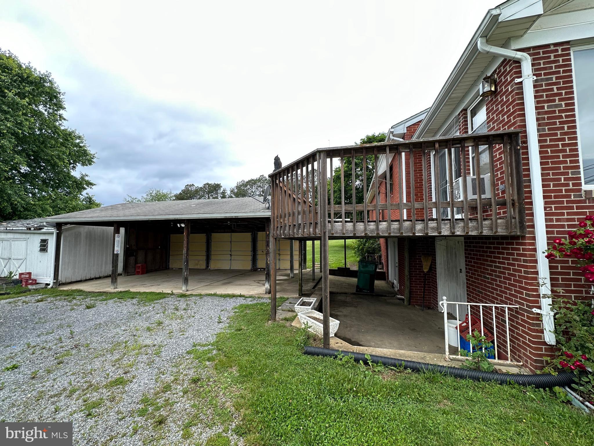 228 Fairview Road Luray, VA 22835 - Photo 30 of 33 Rear of house and carport