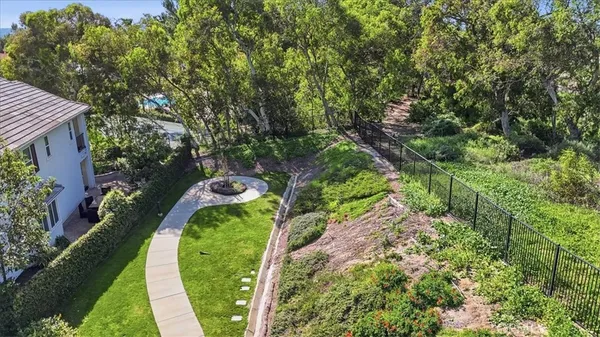 a view of a garden