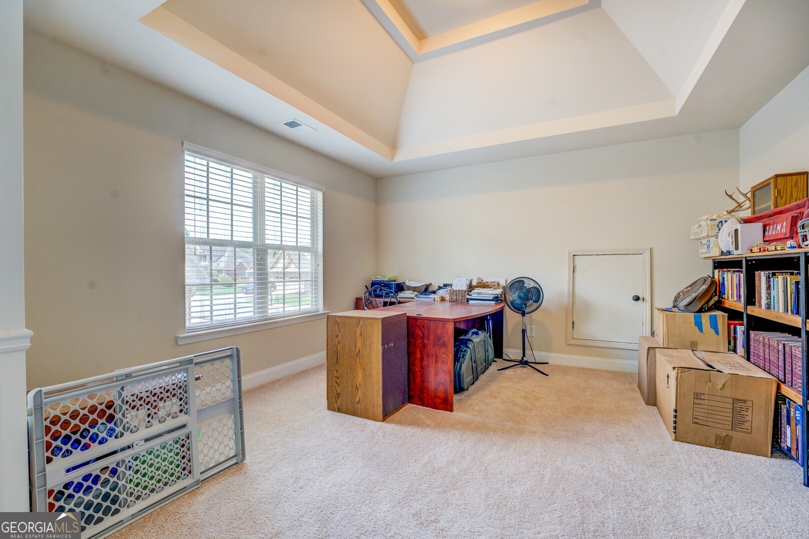 312 Relative Trail McDonough, GA 30253 - Photo 31 of 54 a living room with furniture and a bookshelf