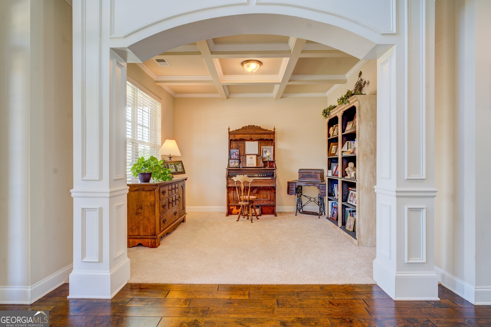312 Relative Trail McDonough, GA 30253 - Photo 8 of 54 a living room with furniture and wooden floor