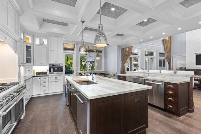 a view of a building with a patio