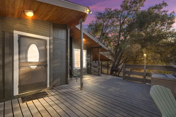 a view of outdoor space with deck